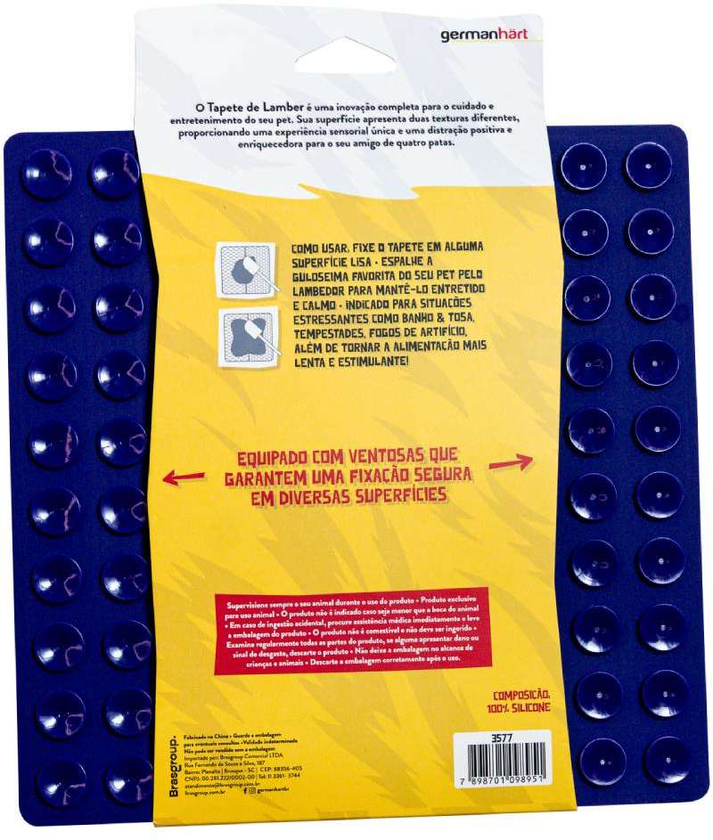 Tapete de Lamber Germanhart Silicone Premium Roxo - Tam. Único