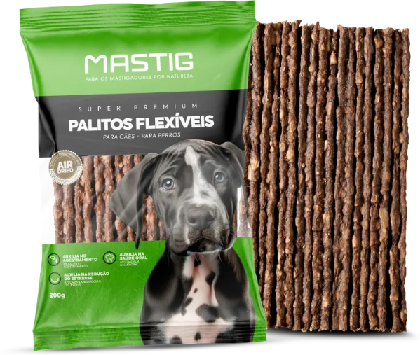 Palito Mastig para Cães Porte Pequeno Sabor Bacon - 200g
