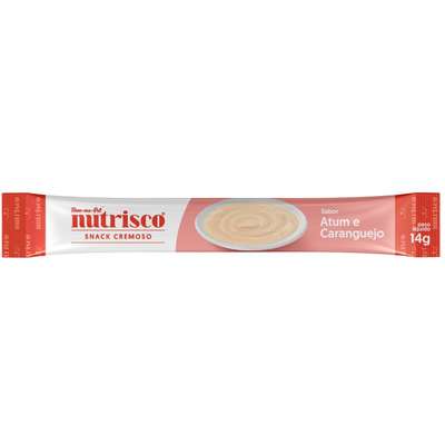 Snack Cremoso Bem-me-Pet Nutrisco Sabor Atum e Caranguejo para Gatos