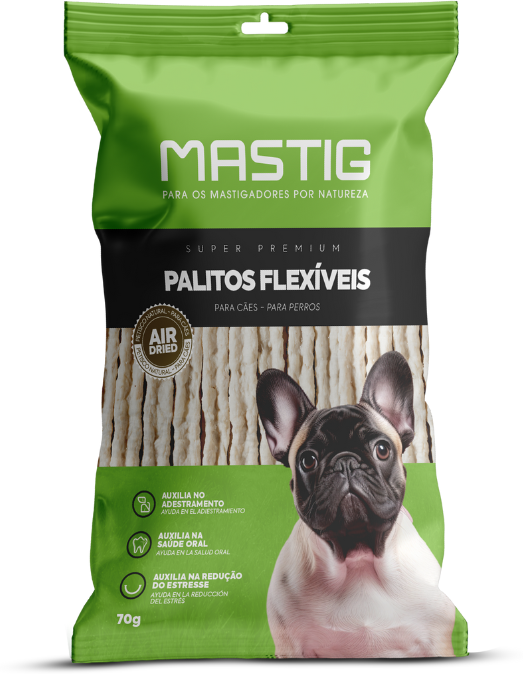 Palito Mastig para Cães Porte Pequeno Sabor Natural - 70g