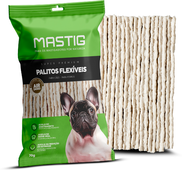 Palito Mastig para Cães Porte Pequeno Sabor Natural - 70g