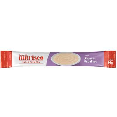 Snack Cremoso Bem-me-Pet Nutrisco Sabor Atum e Bacalhau para Gatos