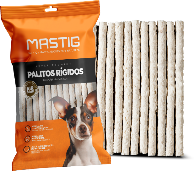 Palito Mastig para Cães Porte Pequeno e Médio Sabor Natural 6 mm - 72g