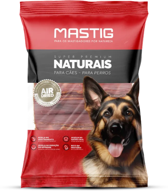Petisco Mastig para Cães Porte Pequeno e Médio Sabor Natural 6'' - 250g