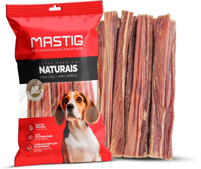 Petisco Mastig para Cães Porte Pequeno e Médio Sabor Natural 6'' - 60g