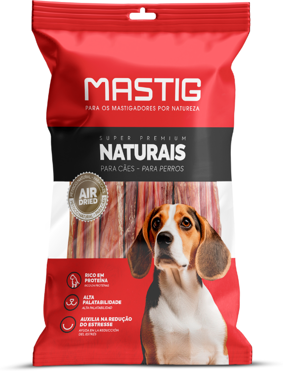 Petisco Mastig para Cães Porte Pequeno e Médio Sabor Natural 6'' - 60g