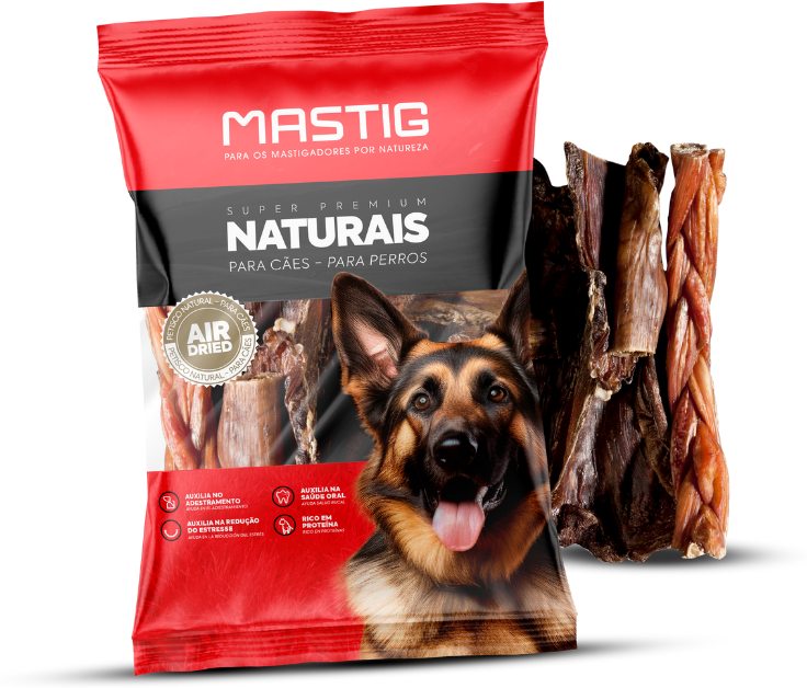 Osso Mastig para Cães Porte Pequeno e Médio Sabor Natural Sortido - 300g