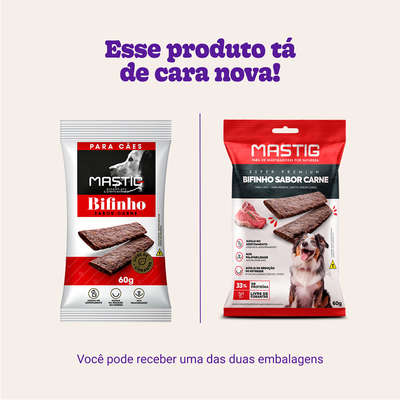 Bifinho Mastig para Cães Sabor Carne