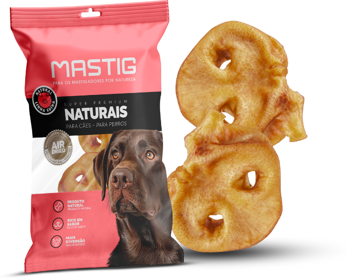 Petisco Mastig Focinho Suíno para Cães - 2 Unidades