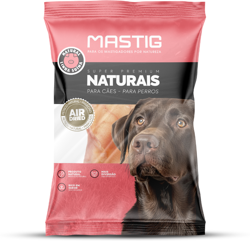 Petisco Mastig Orelha Suína para Cães - 1 Unidade