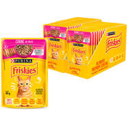 Ração Nestlé Purina Friskies Sachê Carne ao Molho para Gatos