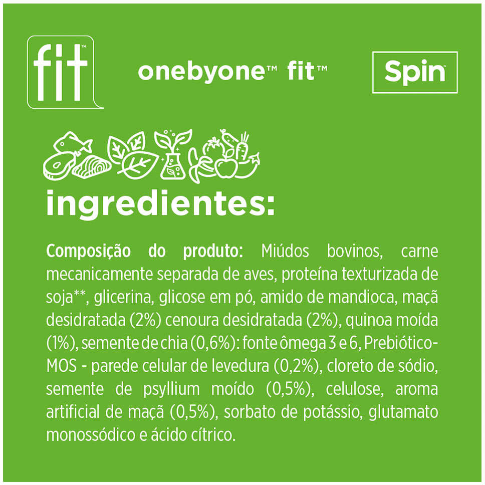 Petisco Onebyone Gourmet para Cães Sabor Cenoura e Maçã - 50g