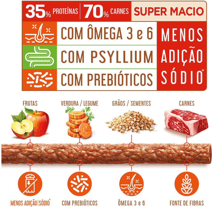 Petisco Onebyone Gourmet para Cães Sabor Cenoura e Maçã - 50g