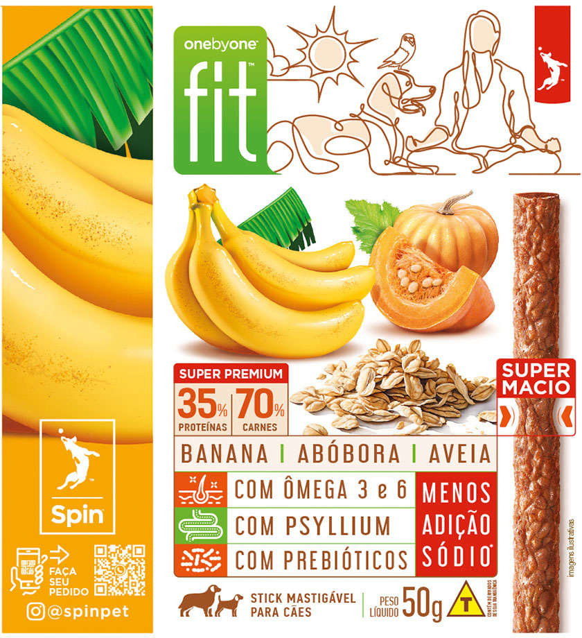 Petisco Gourmet para Cães Sabor Abóbora e Aveia - 50g