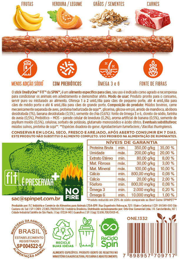 Petisco Gourmet para Cães Sabor Abóbora e Aveia - 50g
