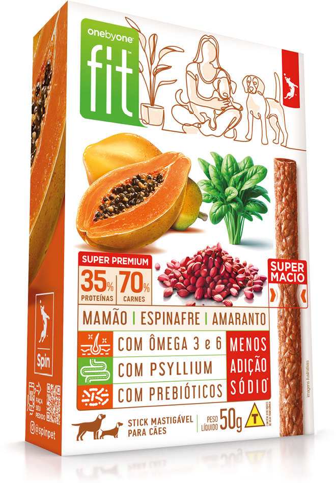 Petisco Fit para Cães Sabor Amaranto e Espinafre - 50g