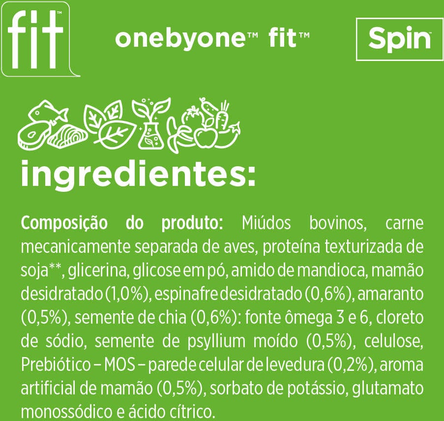 Petisco Fit para Cães Sabor Amaranto e Espinafre - 50g