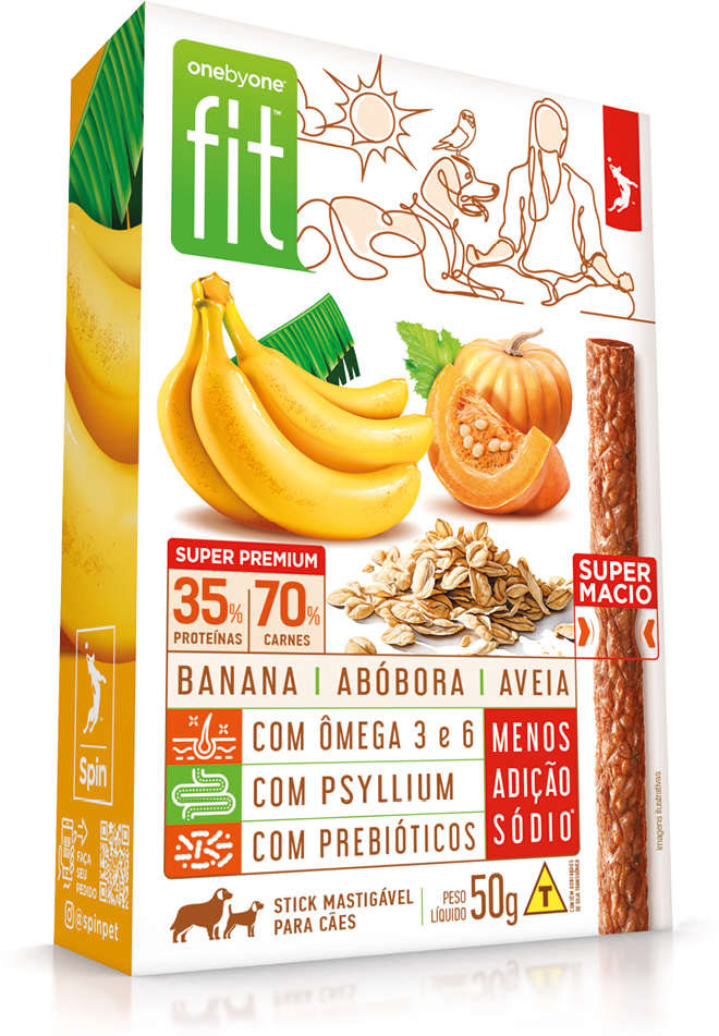Petisco Gourmet para Cães Sabor Abóbora e Aveia - 50g