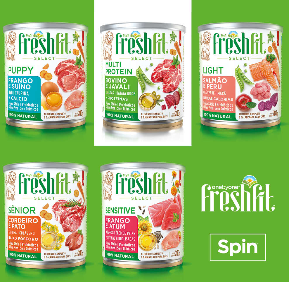 Ração Úmida Spin Pet Freshfit Select Bovino e Javali para Cães - 280 g