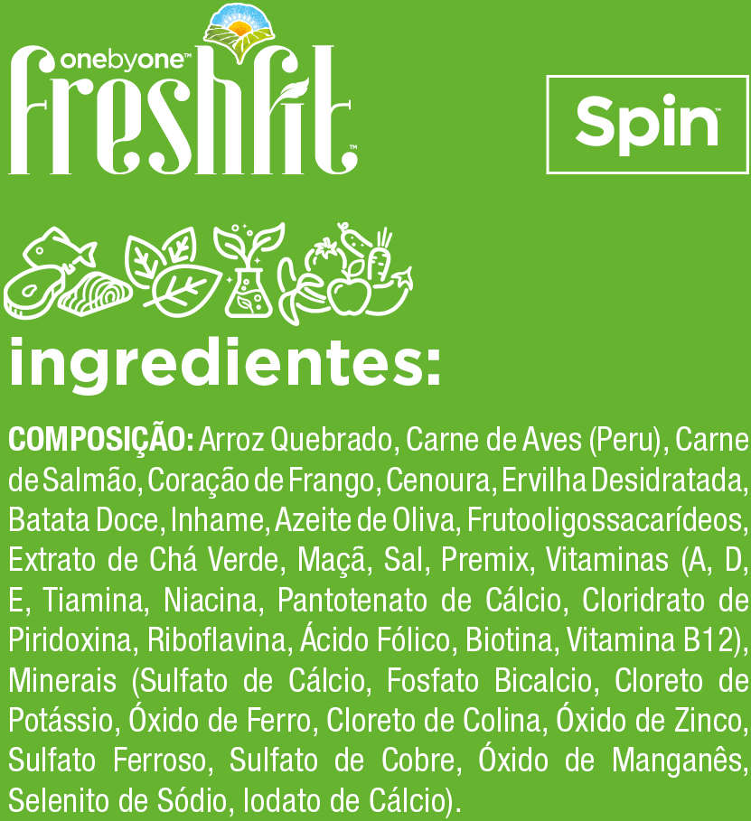 Ração Úmida Spin Pet Freshfit Select Salmão e Peru para Cães- 280 g