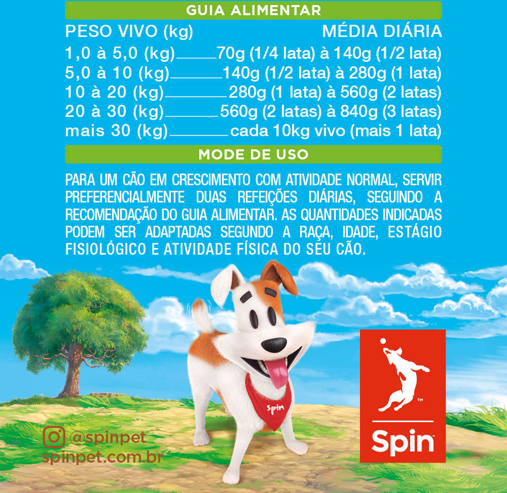 Ração Úmida Spin Pet Freshfit Select Salmão e Peru para Cães- 280 g