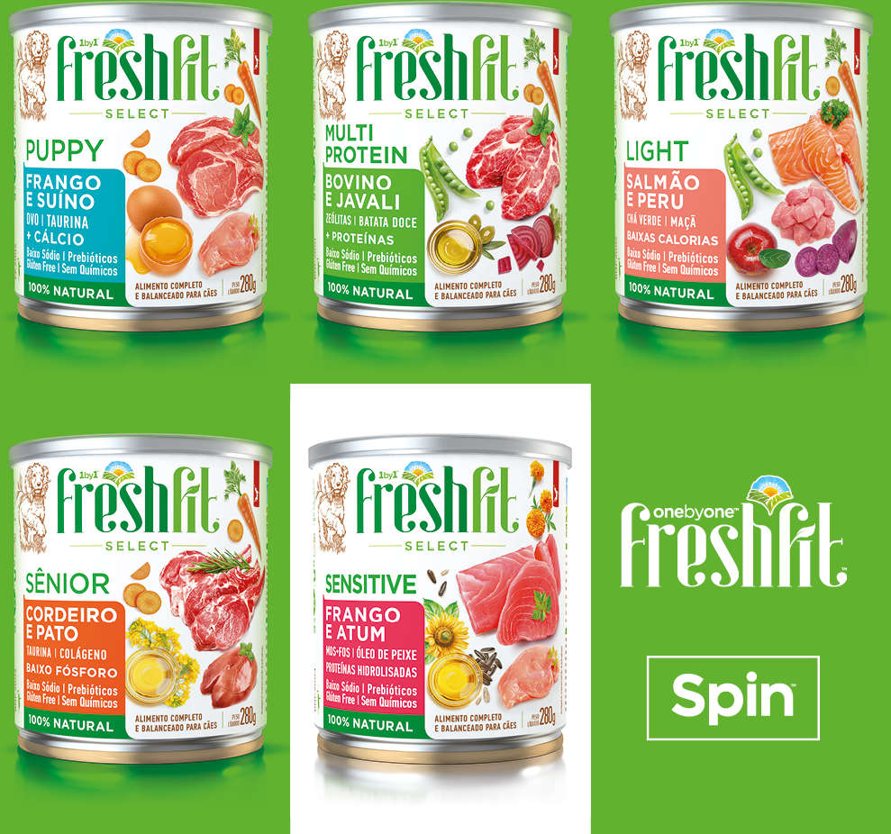 Ração Úmida Spin Pet Freshfit Select Frango e Atum para Cães - 280 g
