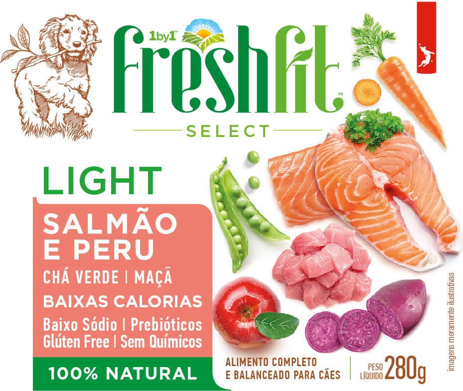 Ração Úmida Spin Pet Freshfit Select Salmão e Peru para Cães- 280 g