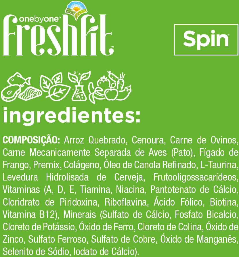 Ração Úmida Spin Pet Freshfit Select Cordeiro e Pato para Cães - 280 g