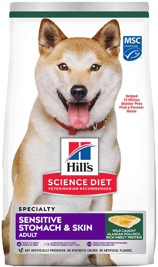 Ração Seca Hill's Science Diet Pele Sensível para Cães Adultos - 1,5Kg