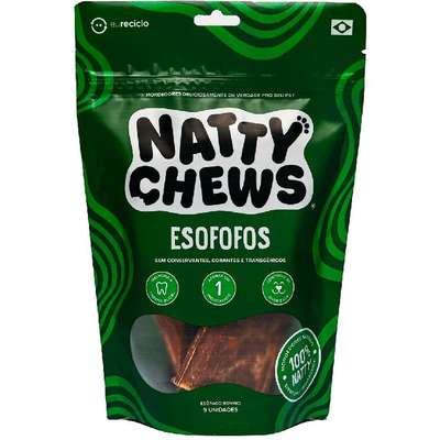 Petisco Natty Chews Esofofos Sabor Natural para Cães