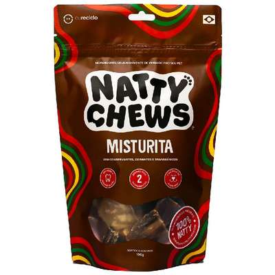 Petisco Natty Chews Misturita Sabor Natural para Cães