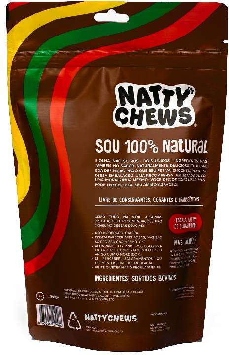 Petisco Natty Chews Misturita Sabor Natural para Cães - 100g