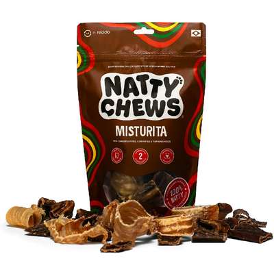 Petisco Natty Chews Misturita Sabor Natural para Cães