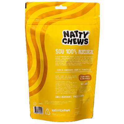 Petisco Natty Chews Traquitas Sabor Natural para Cães