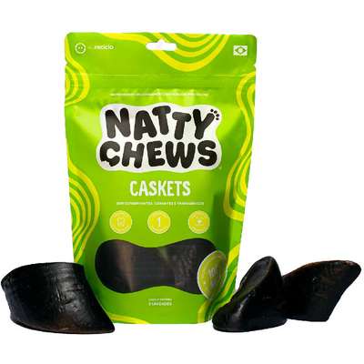 Petisco Natty Chews Caskets Sabor Natural para Cães