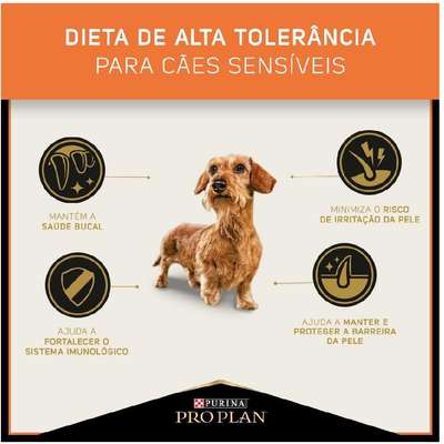 Ração Seca Nestlé Purina Pro Plan Sensitive Skin para Raças Mini e Pequenas