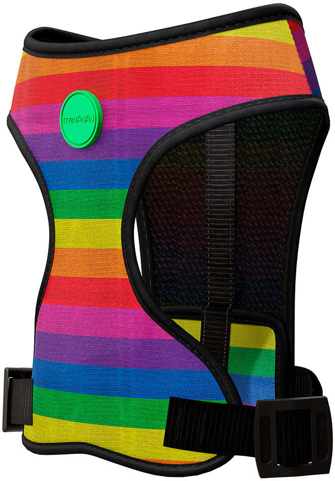 Peitoral Mesh Rainbow para Cães - Tam. M