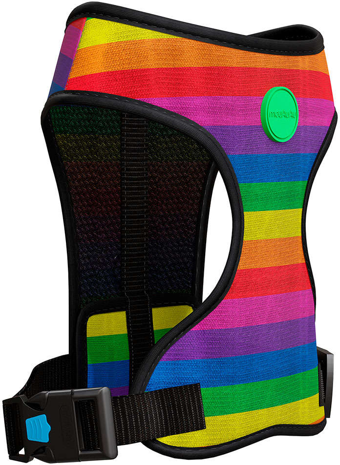 Peitoral Mesh Rainbow para Cães - Tam. M