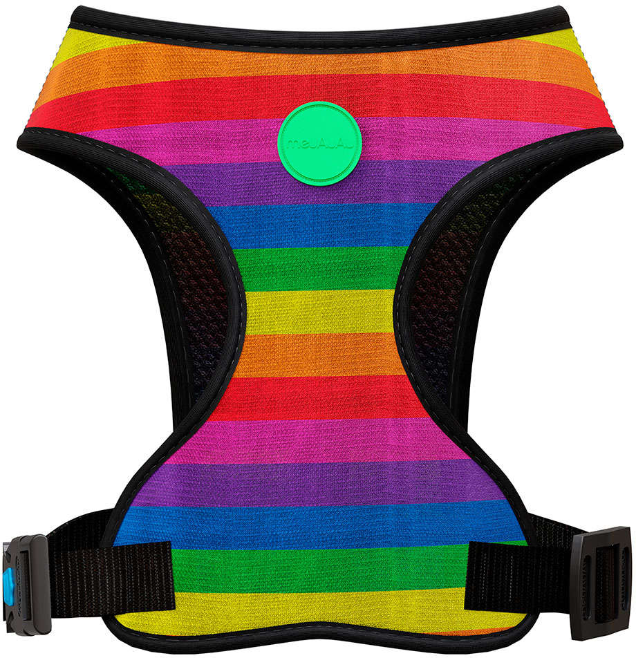 Peitoral Mesh Rainbow para Cães - Tam. M