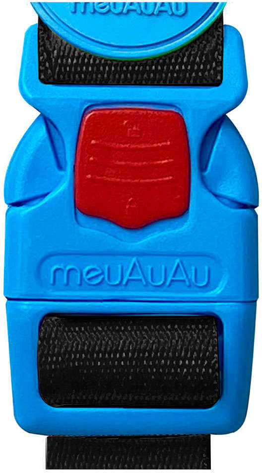 Coleira Neon Azul para Cães - Tam. G