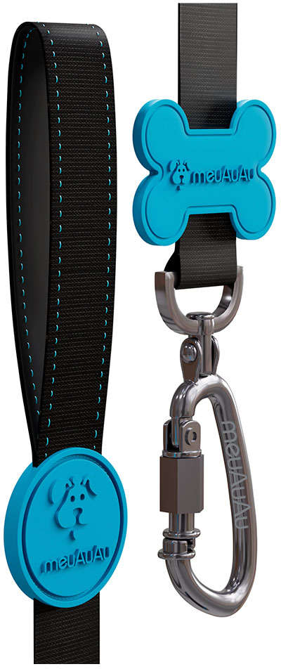 Guia Neon Azul para Cães - 1,20 x 0,25 mm
