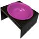 Comedouro Furacão Pet Plástico Elevado Rosa