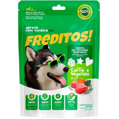 Snack Frederitos para Cães Sabor Carne e Vegetal
