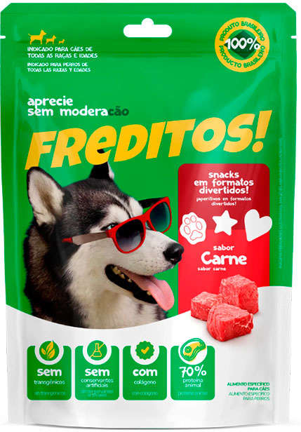 Snack Freditos para Cães Sabor Carne - 50 g