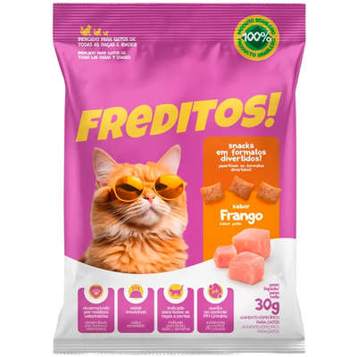Snack Frederitos para Gatos Sabor Frango