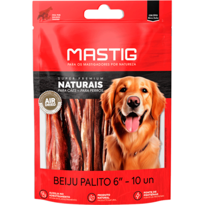 Petisco Beiju Palito Mastig Beiju Super Premium Naturais para Cães
