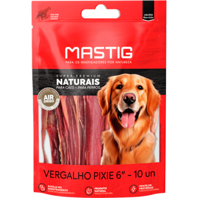 Petisco Vergalho Pixie Mastig Super Premium Naturais para Cães
