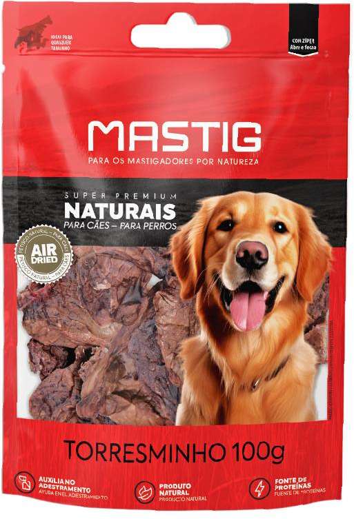 Petisco Pulmão Bovino Mastig Super Premium para Cães - 100 g