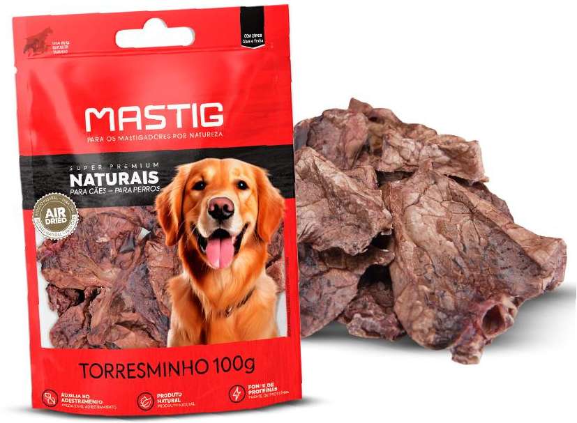 Petisco Pulmão Bovino Mastig Super Premium para Cães - 100 g