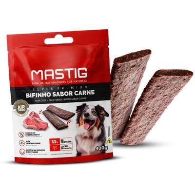 Petisco Bifinho Mastig Super Premium para Cães Sabor Carne